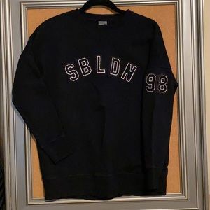 Sweaty Betty London comfy black sweatshirt